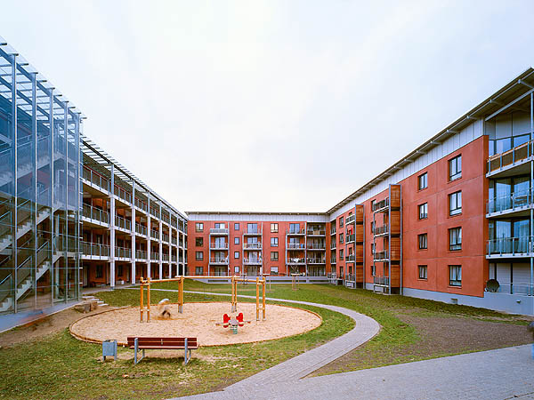 Neubau Wohnanlage in Köln-Neuehrenfeld, Innenhof