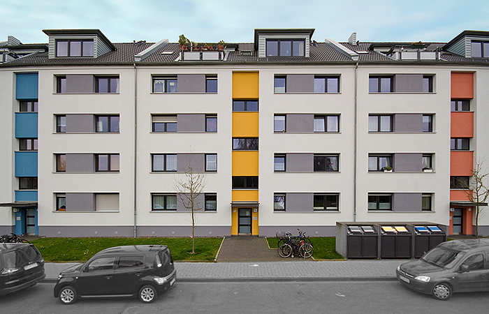 Energetische Sanierung eines Wohnblocks, Köln-Neuehrenfeld