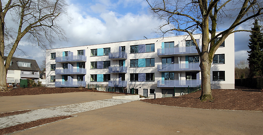 Neubau Mehrfamilienwohnhaus, Öffentlich geförderter Wohnungsbau, Bergisch Gladbach-Heidkamp